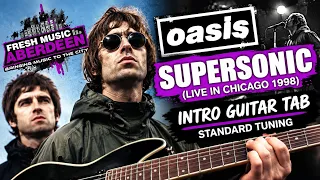 Video thumbnail for Oasis — Supersonic (Intro, Live in Chicago 1998) — Guitar Play Along TAB