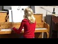 Bethany, age 9, recital preparation, Above All - Baloche, LeBlanc, arr. Smith, at Svec Music Studio