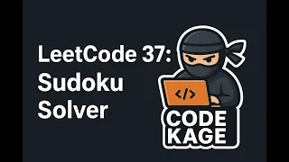 LeetCode 37 Sudoku Solver Backtracking Explained with Java