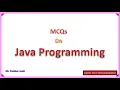Advance Java MCQ Part 8 Rapid Test Programming Joshi Pushkar D