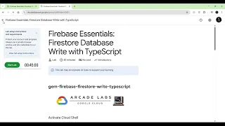 Firebase Essentials Firestore Database Write with TypeScript