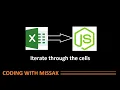 Node js - Read Excel File Cells