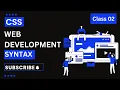 02 CSS Syntax CSS Bangla Tutorial CSS3 Bangla Tutorial CodingBangladesh