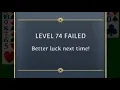 Level 74 ZODIAC SIGNS Tripledot Solitaire Journey