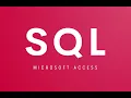 Lesson 4 for SQL with Microsoft Access 2019 Select query - Arabic Language