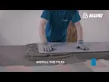Tiling on uneven surfaces using Mapei Tile Adhesive Keraquick Maxi S1 grey