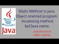 Introduction to methods in java Function in java User defined and predefined methods