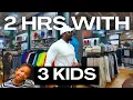 Family Mall Day at Stonebriar Frisco TX Shopping Chaos
