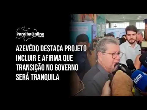 João Azevêdo afirma que transição no governo será tranquila