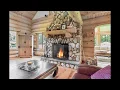 For Sale in Windham NY Log Home 13 private acres with rushing stream bordering protected land