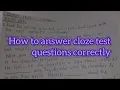 CLOZE TEST ANSWERING TECHNIQUES THAT WILL ENABLE YOU TO SCORE A MAXIMUM SCORE