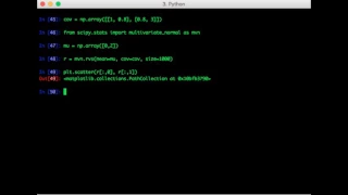 The Numpy Stack in Python - Lecture 25 Sampling Gaussian 3