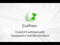 Control CueTimer with Companion and Stream Deck