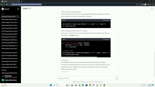 python return a dictionary