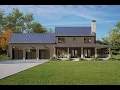 BEAUTIFUL Barndominium House Design Plan 009-00430