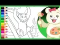 Curious George Playground Kids Coloring Pages Learn Colors