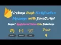 Save FCM token into Mysql Database using AJAX and PHP Part-4