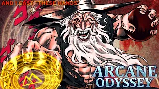 Roblox Arcane Odyssey: Legend of Cannondore: Built To Throw Hands, Forced To Cast Spells