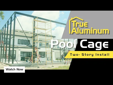 Transforming Backyards: Two Story Pool Cage Build in Wesley Chapel