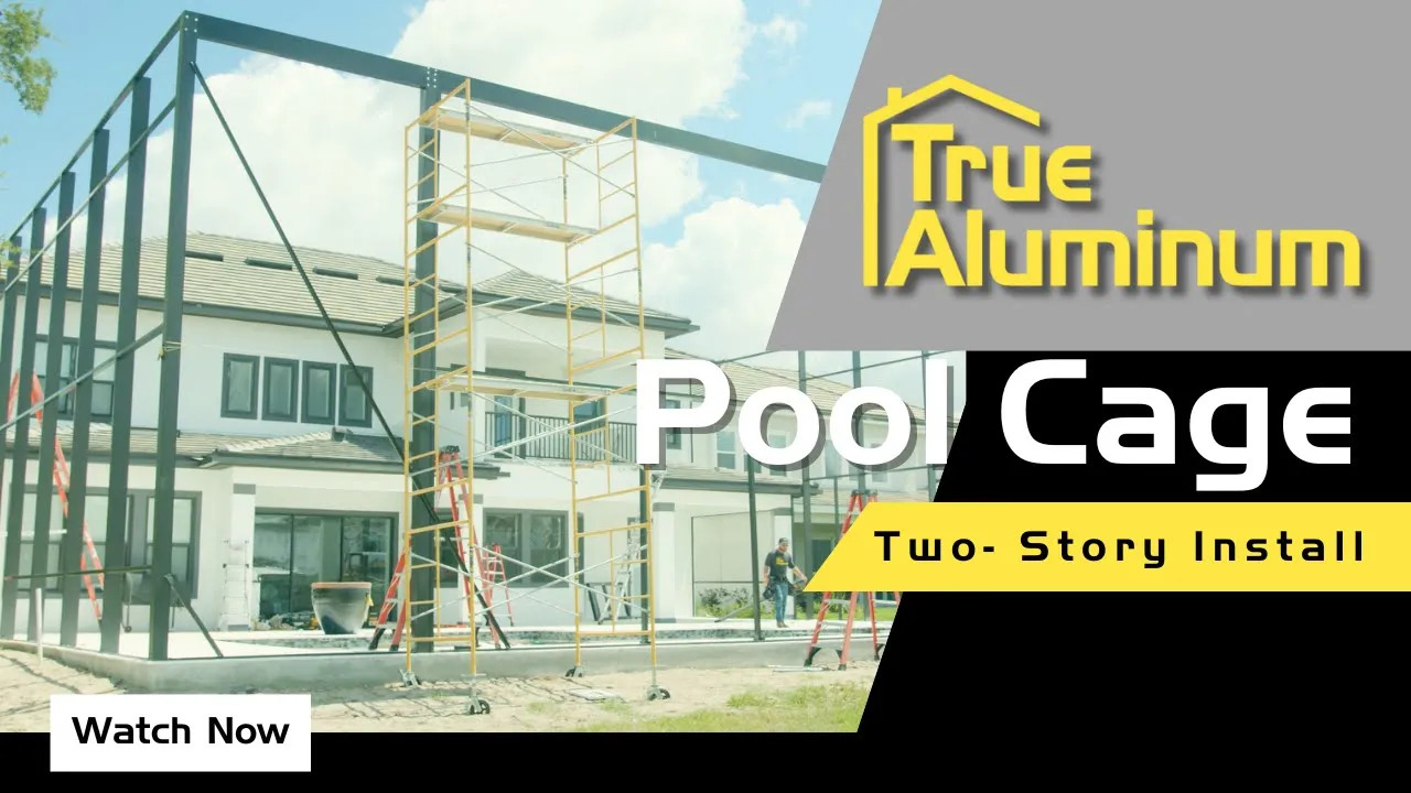 Transforming Backyards: Two Story Pool Cage Build in Wesley Chapel