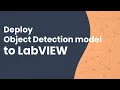 Deploy object detection model to LabVIEW application