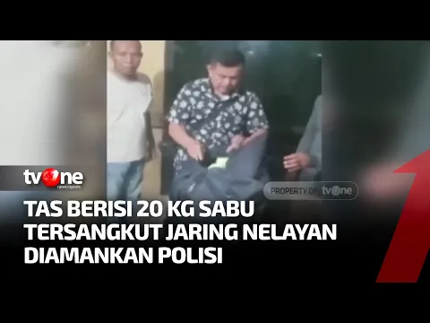 Polisi Amankan Puluhan Kilo Sabu tak Bertuan di Jaring Nelayan