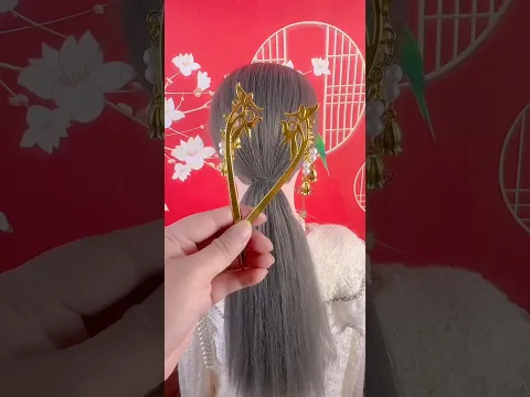Hair Style tutorial #longhairgrowthtips #hairstyle #diyhairstyle #hairtutorial