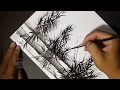 Download Lagu cara cepat melukis bambu menggunakan tinta Cina - bamboo painting