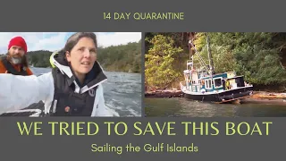 Beached Boat during our 14 day Quarantine. (League 34)