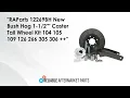 12269 Complete Tail Wheel Assembly For Hardee Bush Hog Rotary Cutter 1 5 Axle