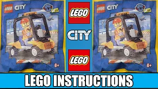 LEGO Instructions | City Magazine | 952306 | Airport Worker with Service Car