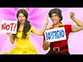 BELLE AND BEAST VS GASTON IN BOYFRIEND TAG From Beauty and the Beast Totally TV