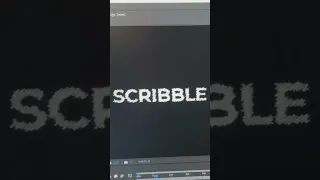 Scribble Text Animation After Effects