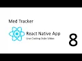 React Native App Live Coding Style Med Tracker Part 8 Icon component
