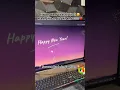 Happy New Year Project in HTML CSS and JavaScript