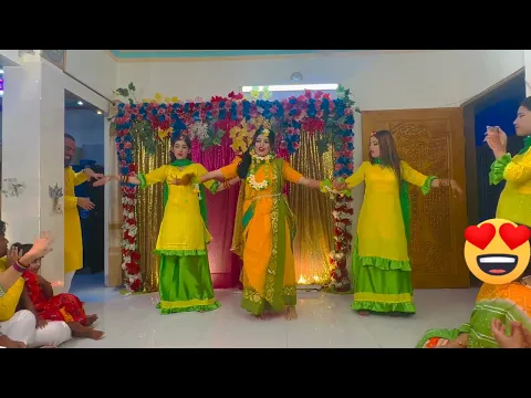 Download MP3 সাজানজি ঘার আয়ে | Dance performance | Prity's Haldi Night | Wedding song #sajanjigharaaye