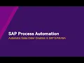 Automate Sales Orders Creation in SAP with SAP Process Automation