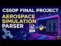 Aerospace Simulation Parser My CS50 Final Project