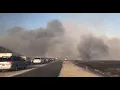 580 WILDFIRE Wildfire jumps Highway 580 and shuts down freeway