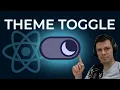 Theme Toggle Tutorial using React Context