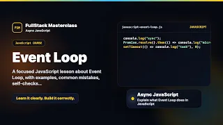 Event Loop Explained FullStack Masterclass JavaScript Course