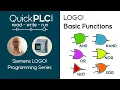 LOGO Basic functions - AND OR NAND NOR XOR NOT Edge Siemens PLC Programming