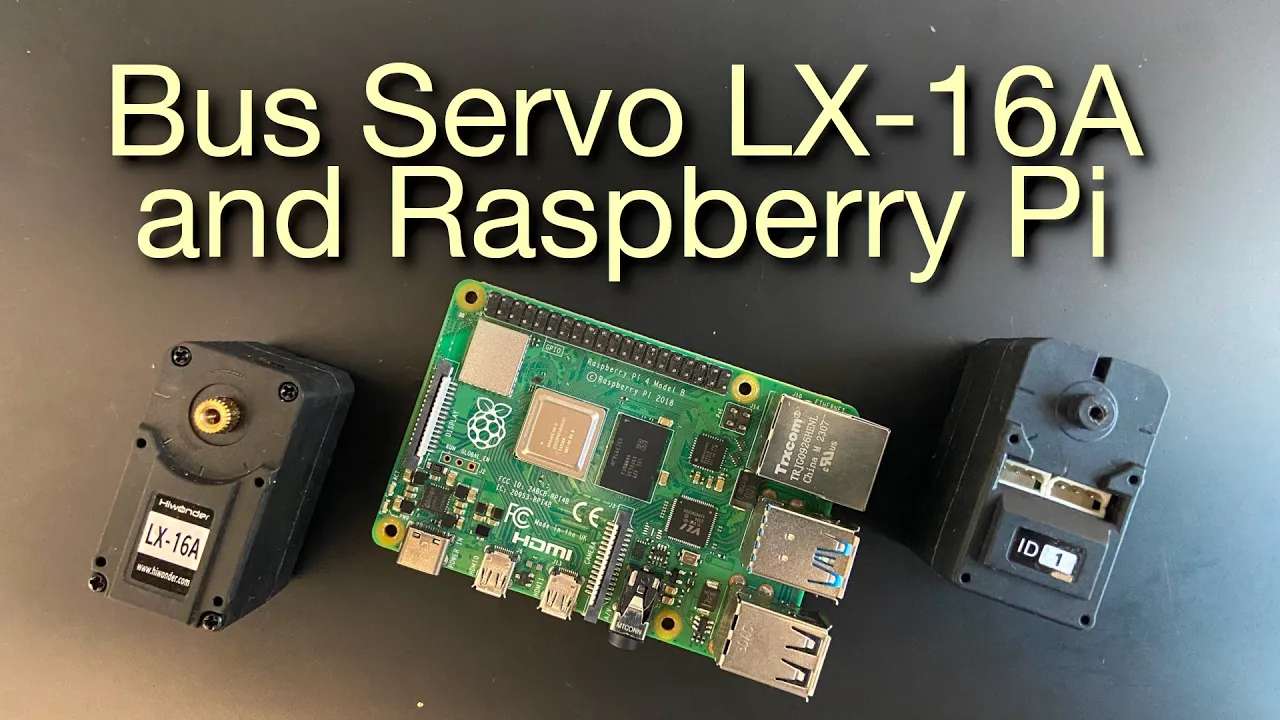 Serial Bus Servo LX-16A on Raspberry Pi: BusLinker and Smooth Motion