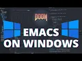 How to install Doom Emacs on Windows