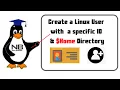 Create a user with a specific ID Home Directory KodeKloud Engineer Task