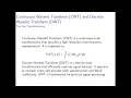 Module 6 Wavelets and Time-Frequency Analysis