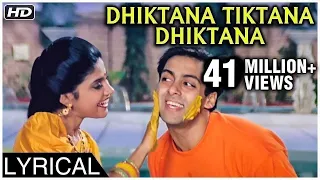 dhiktana tiktana dhiktana lyrical hum aapke hain koun salman khan madhuri dixit renuka spb
