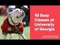 10 Easy Classes at University of Georgia