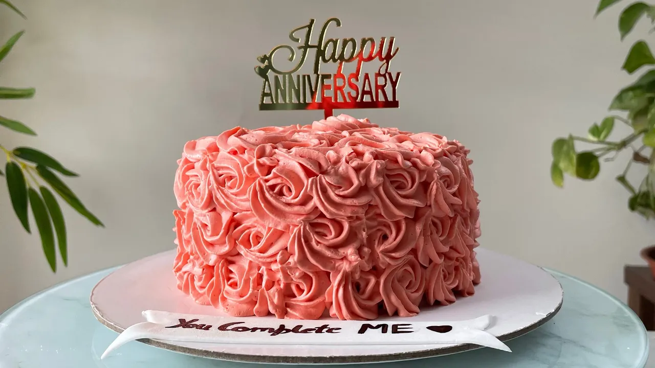 ANNIVERSARY SPECIAL Cake   Eggless Red Velvet Cake Decoration   Red Velvet Cake   Best Bites