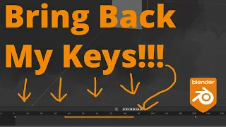 Blender - Why Can t I See My Keyframes In the Timeline